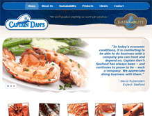 Tablet Screenshot of captaindans.com